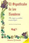 Großhandel EL SIGNIFICADO DE LOS NOMBRES, SU ORIGEN Y ANÁLISIS NUMEROLÓGICO. SU ORIGEN Y ANALISIS NUMEROLOGICO, GARCÍA-CONSUEGRA GONZÁLEZ, JESÚS