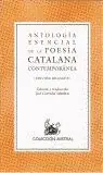 ANTOLOGÍA ESENCIAL DE LA POESÍA CATALANA CONTEMPORÁNEA, ANÓNIMO; AA.VV. Top-Angebot