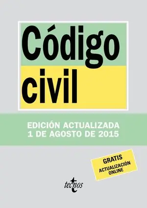 CÓDIGO CIVIL, EDITORIAL TECNOS Nur Heute