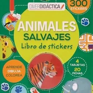Echt ANIMALES SALVAJES. LIBRO DE STICKERS, AA.VV