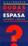 DICCIONARIO ESPASA DE DUDAS Y FALSOS AMIGOS DEL INGLÉS, AUTORES VARIOS; ESPASA-CALPE Ab Werk