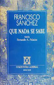 Großhandel QUE NADA SE SABE, SÁNCHEZ, FRANCISCO; FRANCISCO SANCHEZ