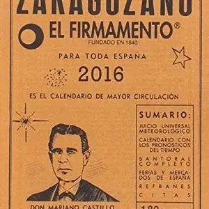CALENDARIO ZARAGOZANO 2016. EL FIRMAMENTO, CASTILLO Y OCSIERO, MARIANO Beliebt
