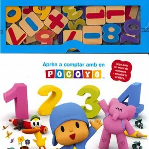 APRÈN A COMPTAR AMB EN POCOYÓ. JUGA AMB UN MUNT DE NÚMEROS I ENCAIXA´LS AL LLIBRE Super-Preis
