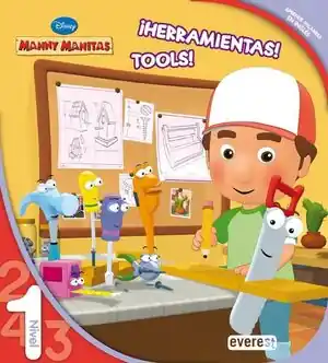 Saisonangebot MANNY MANITAS. ¡HERRAMIENTAS! TOOLS! LEO CON DISNEY. NIVEL 1
