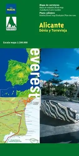 Bestpreis MAPA PROVINCIAL DE ALICANTE, DENIA Y TORREVIEJA. MAPA DE CARRETERAS. PLANO CALLEJERO.