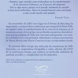Sale LA NUEVA CONCIENCIA. LA CONFERENCIA EN ESPAÑOL IMPARTIDA EN BARCELONA
