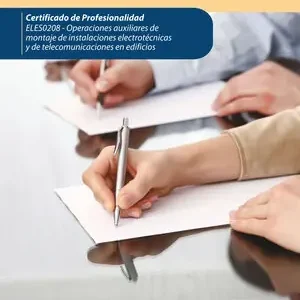 Angebot OPERACIONES AUXILIARES DE MONTAJE DE INSTALACIONES ELECTROTÉCNICAS Y DE TELECOMU