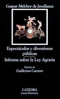 ESPECTÁCULOS Y DIVERSIONES PÚBLICAS ; INFORME SOBRE LA LEY AGRARIA Ab Werk