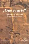 Handgefertigt ¿QUÉ ES ARTE?. POSICIONES DE LA ESTÉTICA DESDE PLATÓN A DANTO
