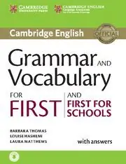 Angebot GRAMMAR AND VOCABULARY FOR FIRST AND FIRST FOR SCHOOLS BOOK WITH ANSWERS AND AUD