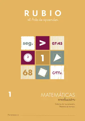 Sonderaktion MATEMÁTICAS EVOLUCIÓN RUBIO 1