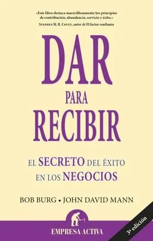 DAR PARA RECIBIR. EL SECRETO DEL ÉXITO EN LOS NEGOCIOS Neu Im Sortiment