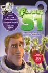 Direktkauf PLANET 51. ¡ADHESIVOS QUE BRILLAN EN LA OSCURIDAD!. 24 STICKERS LUMINOSOS JUEGO DE PLANET 51 POSTER GIGANTE