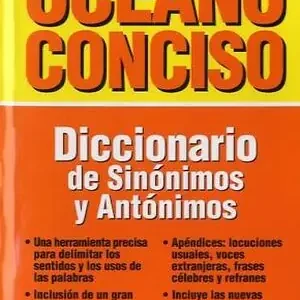 Abverkauf DICCIONARIO DE SINÓNIMOS Y ANTÓNIMOS - OCÉANO CONCISO