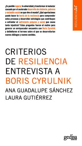 Gratis Versand CRITERIOS DE RESILIENCIA. ENTREVISTA A BORIS CYRULNIK