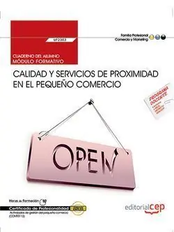 Großhandel CUADERNO DEL ALUMNO. CALIDAD Y SERVICIOS DE PROXIMIDAD EN EL PEQUEÑO COMERCIO (U