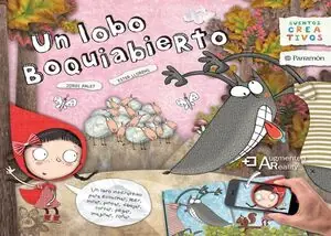 Direktkauf UN LOBO BOQUIABIERTO. UN LIBRO INTERACTIVO PARA ESCUCHAR, LEER, MIRAR, PINTAR, DIBUJAR, CORTAR, PEGAR,