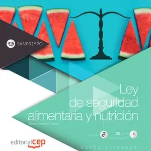 Finale Aktion LEY DE SEGURIDAD ALIMENTARIA Y NUTRICIÓN (SANP019PO). ESPECIALIDADES FORMATIVAS