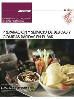 CUADERNO DEL ALUMNO. PREPARACIÓN Y SERVICIO DE BEBIDAS Y COMIDAS RÁPIDAS EN EL B Meistverkauft