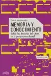 Heißes Angebot MEMORIA Y CONOCIMIENTO