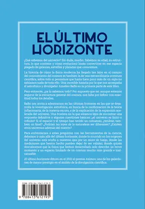 EL ÚLTIMO HORIZONTE. QUÉ SABEMOS Y QUÉ NO SABEMOS DEL UNIVERSO Highlight
