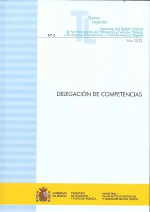 Direkt Vom Hersteller DELEGACIÓN DE COMPETENCIAS. (ACTUALIZACIÓN MARZO 2022)