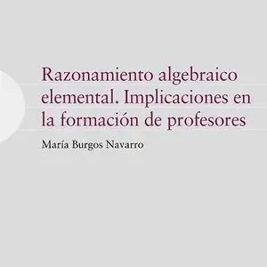 Sofort Bestellen RAZONAMIENTO ALGEBRAICO ELEMENTAL. IMPLICACIONES EN LA FORMACIÓN DE PROFESORES