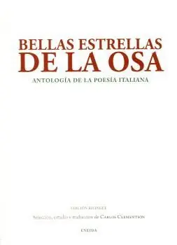 BELLAS ESTRELLAS DE LA OSA. ANTOLOGIA DE LA POESÍA ITALIANA. ANTOLOGIA DE LA POESIA ITALIANA Großhandel