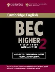 CAMBRIDGE BEC HIGHER 2 STUDENT'S BOOK WITH ANSWERS Sonderangebot