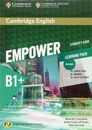 Heißes Angebot CAMBRIDGE ENGLISH EMPOWER FOR SPANISH SPEAKERS B1+ LEARNING PACK (STUDENT'S BOOK
