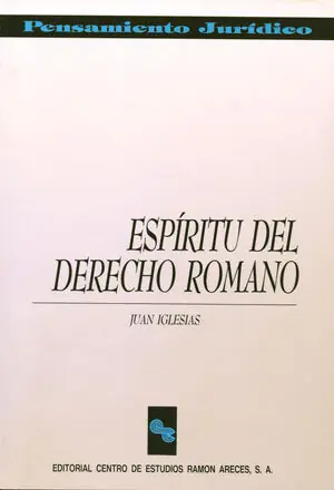 ESPÍRITU DEL DERECHO ROMANO Preiswert