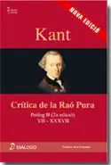 Versand Am Gleichen Tag KANT. CRÍTICA DE LA RAÓ PURA : PRÒLEG B (VII-XXXVII)