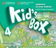 Finale Aktion KID'S BOX LEVEL 4 CLASS AUDIO CDS (4) UPDATED ENGLISH FOR SPANISH SPEAKERS 2ND E