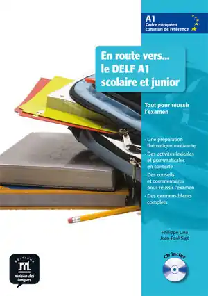 EN ROUTE VERS LE DELF SCOLAIRE ET JUNIOR 1 LIVRE DE L'ÉLÈVE + CD Zertifiziert