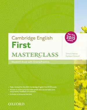 Heißes Angebot CAMBRIDGE ENGLISH FIRST CERTIFICATE MASTERCLASS. STUDENT'S BOOK ONLINE PRACTICE