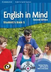 ENGLISH IN MIND FOR SPANISH SPEAKERS LEVEL 5 STUDENT'S BOOK WITH DVD-ROM Premium
