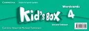 Bestseller KID'S BOX FOR SPANISH SPEAKERS  LEVEL 4 WORDCARDS 2ND EDITION