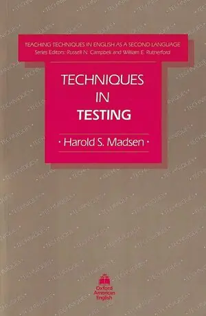 TECHNIQUES IN TESTING Solange Der Vorrat Reicht