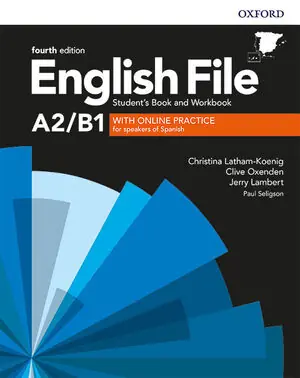 ENGLISH FILE 4TH EDITION A2/B1. STUDENT'S BOOK AND WORKBOOK WITHOUT KEY PACK Abverkauf