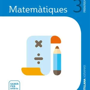 Schneller Versand QUADERN MATEMATIQUES 3 PRIMARIA 2 TRIM SABER FER AMB TU