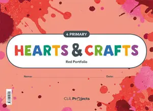 Billig HEARTS & CRAFTS RED NOTEBOOK I 4 PRIMARIA