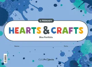 HEARTS & CRAFTS BLUE  NOTEBOOK I 6PRIMARY Sale