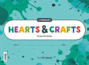 HEARTS & CRAFTS GREEN NOTEBOOK 1 PRIMARIA Markenprodukt