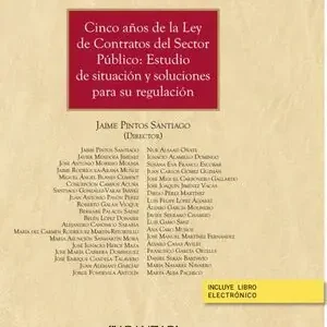 CINCO AÑOS DE LA LEY DE CONTRATOS DEL SECTOR PÚBLICO: ESTUDIO DE SITUACIÓN Y SOL Schneller Versand