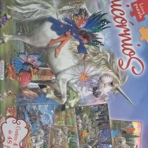 Aktuell UNICÓRNIOS. LIVRO PUZZLE