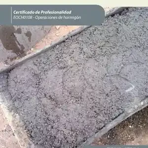 Rabatt PASTAS, MORTEROS, ADHESIVOS Y HORMIGONES. EOCH0108 - OPERACIONES DE HORMIGÓN